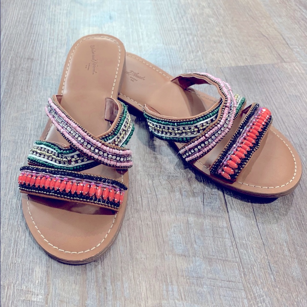 Universal Thread Zelma Beaded Slide Sandals